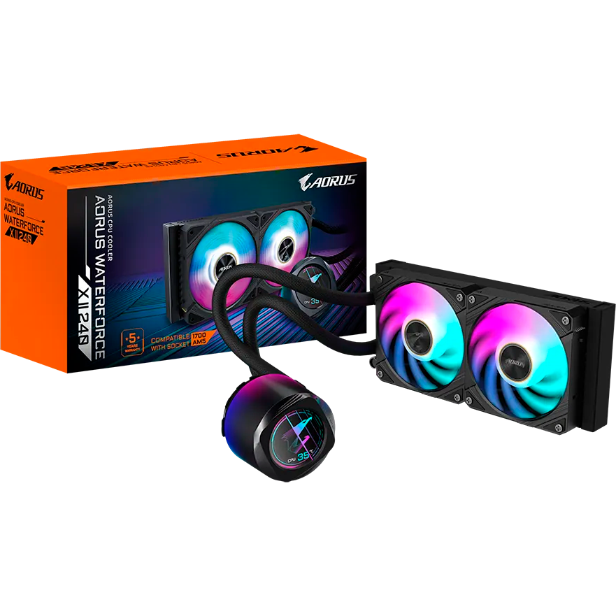 Система жидкостного охлаждения Gigabyte AORUS WATERFORCE X II 240 - GP-AORUS WATERFORCE X II 240 - фото 5