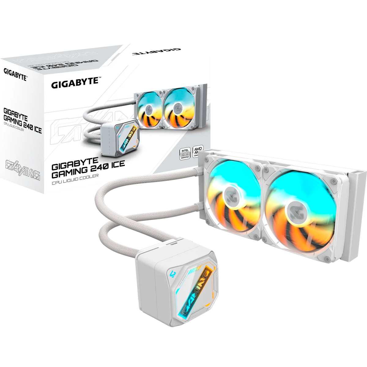 Система жидкостного охлаждения Gigabyte GAMING 240 ICE - GP-GIGABYTE GME 240I - фото 4