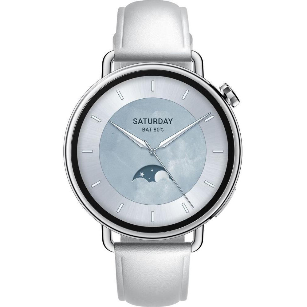 Умные часы Xiaomi Watch S4 41mm Leather Strap White - BHR07VUGL - фото 2