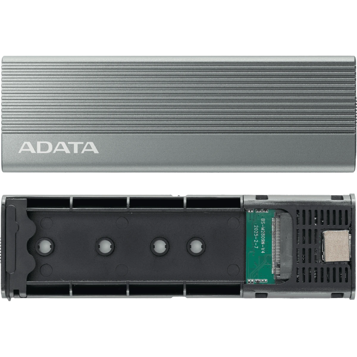 Внешний корпус для SSD M.2 ADATA EC680 Grey - EC680-CCGY - фото 5