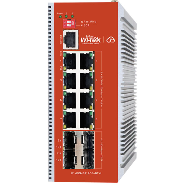 Коммутатор (свитч) Wi-Tek WI-PCMS312GF-BT-I