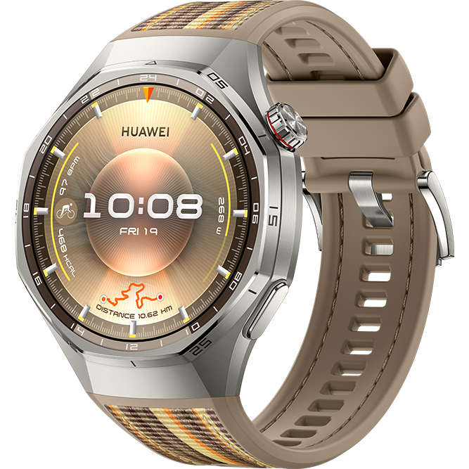Умные часы Huawei Watch GT 6 Pro Brown Woven - 55020FWA