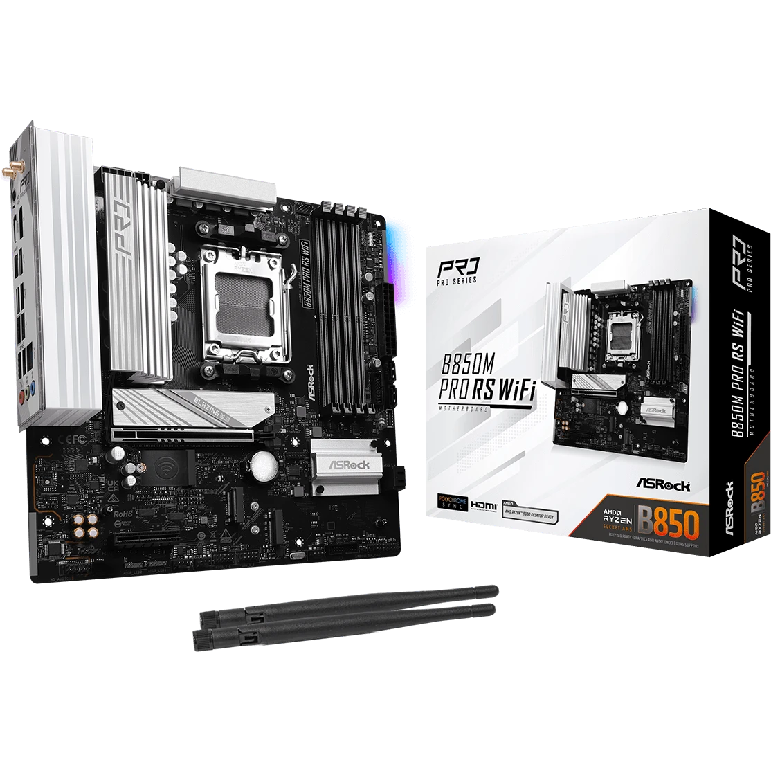 Материнская плата ASRock B850M Pro RS WiFi - фото 5