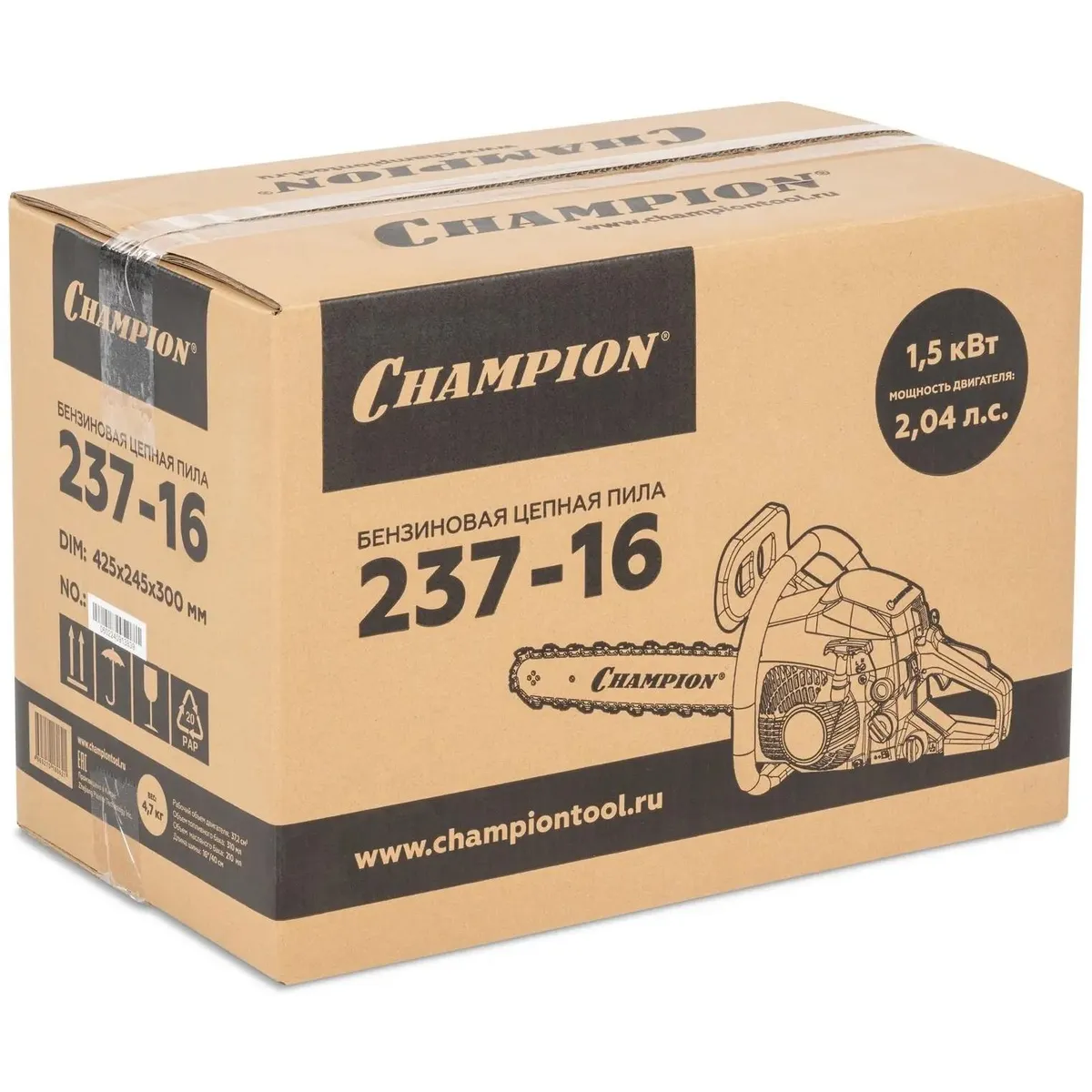 Бензопила CHAMPION PN237-16 - фото 13