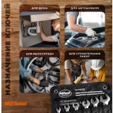 Набор комбинированных ключей AV Steel AV-035362