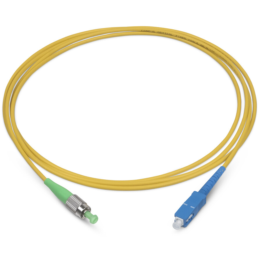 Патч-корд Cabeus FOP(s)-9-FC/APC-SC/UPC-25m, 25м