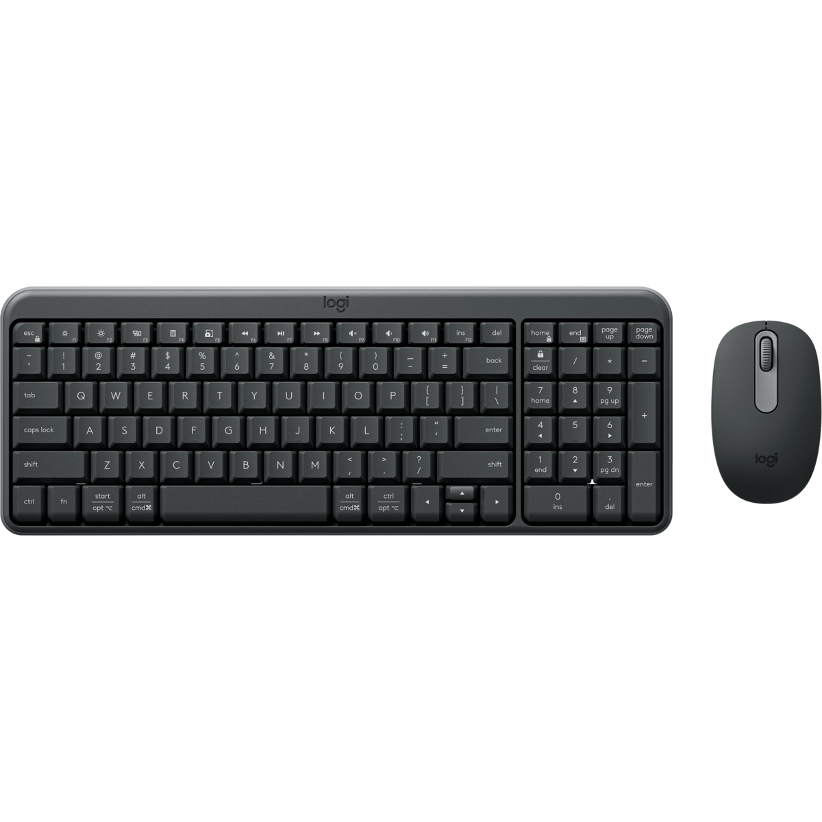 Клавиатура + мышь Logitech Wireless Combo MK250 Compact (920-013853)