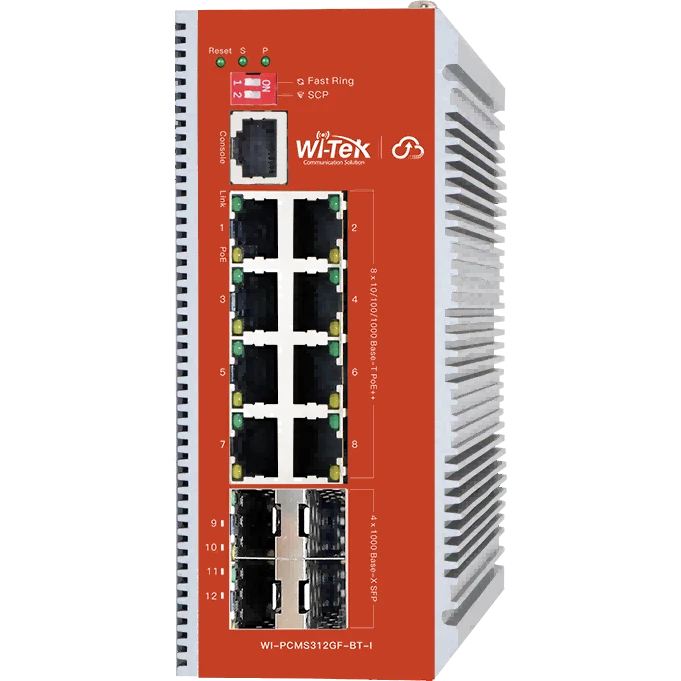Коммутатор (свитч) Wi-Tek WI-PCMS312GF-BT-I v2