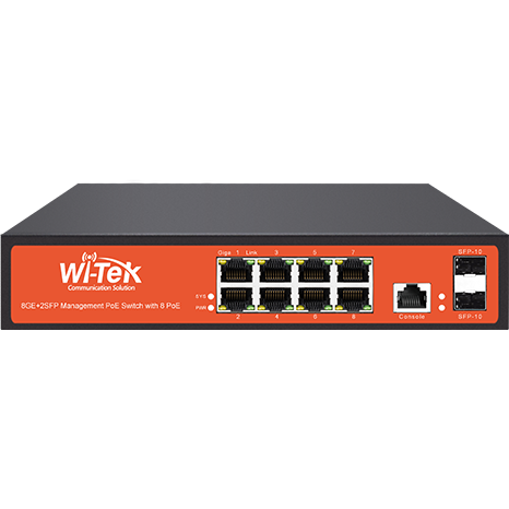 Коммутатор (свитч) Wi-Tek WI-PMS310GF-Alien