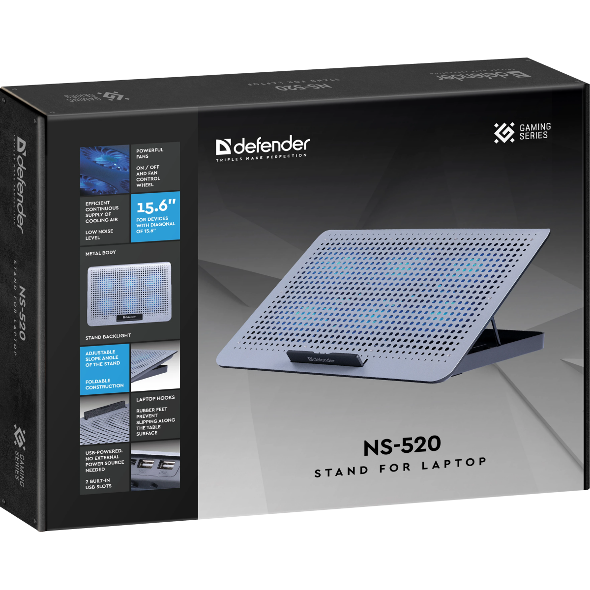 Охлаждающая подставка для ноутбука Defender NS-520 - 29520 - фото 5