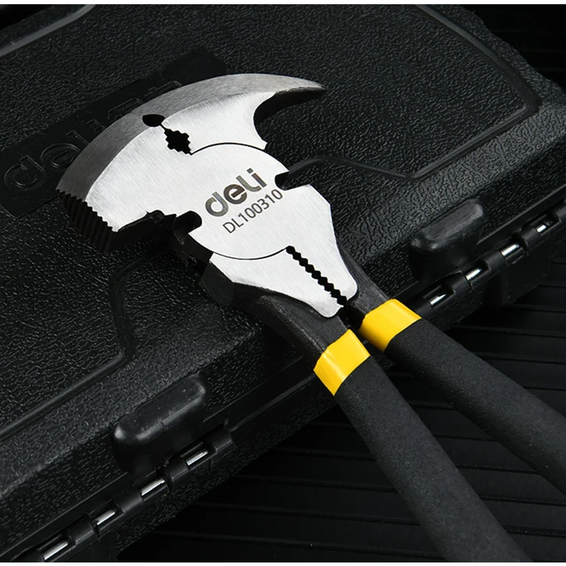 Плоскогубцы Deli DL100310 - фото 4