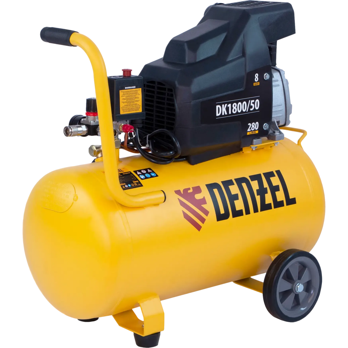 Компрессор Denzel DK1800/50,Х-PRO - 58068 - фото 2