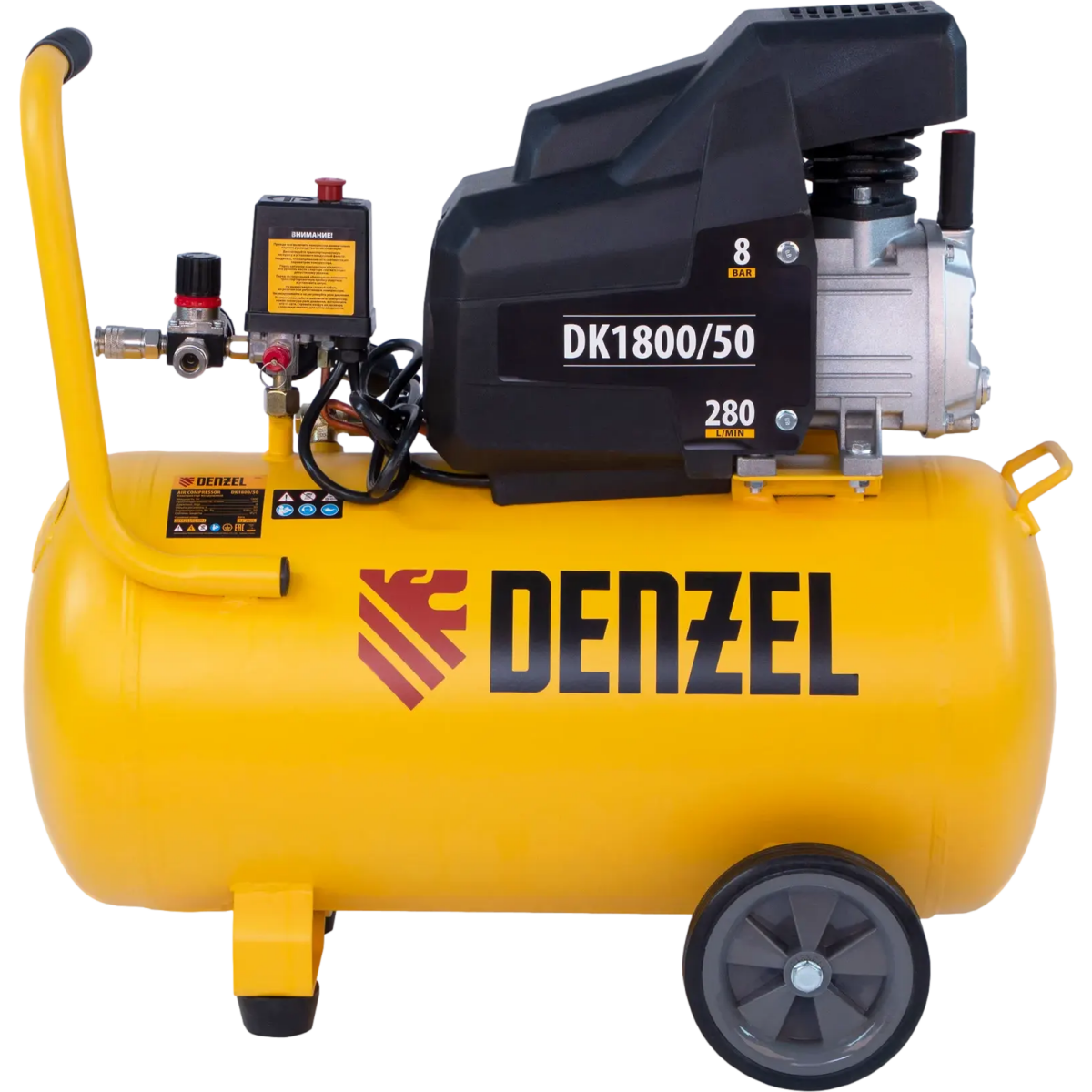 Компрессор Denzel DK1800/50,Х-PRO - 58068 - фото 5