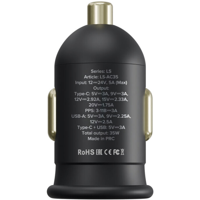 Автомобильное зарядное устройство Lyambda LS-AC35 - фото 5