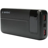 Внешний аккумулятор Gembird GPB-20Q Black