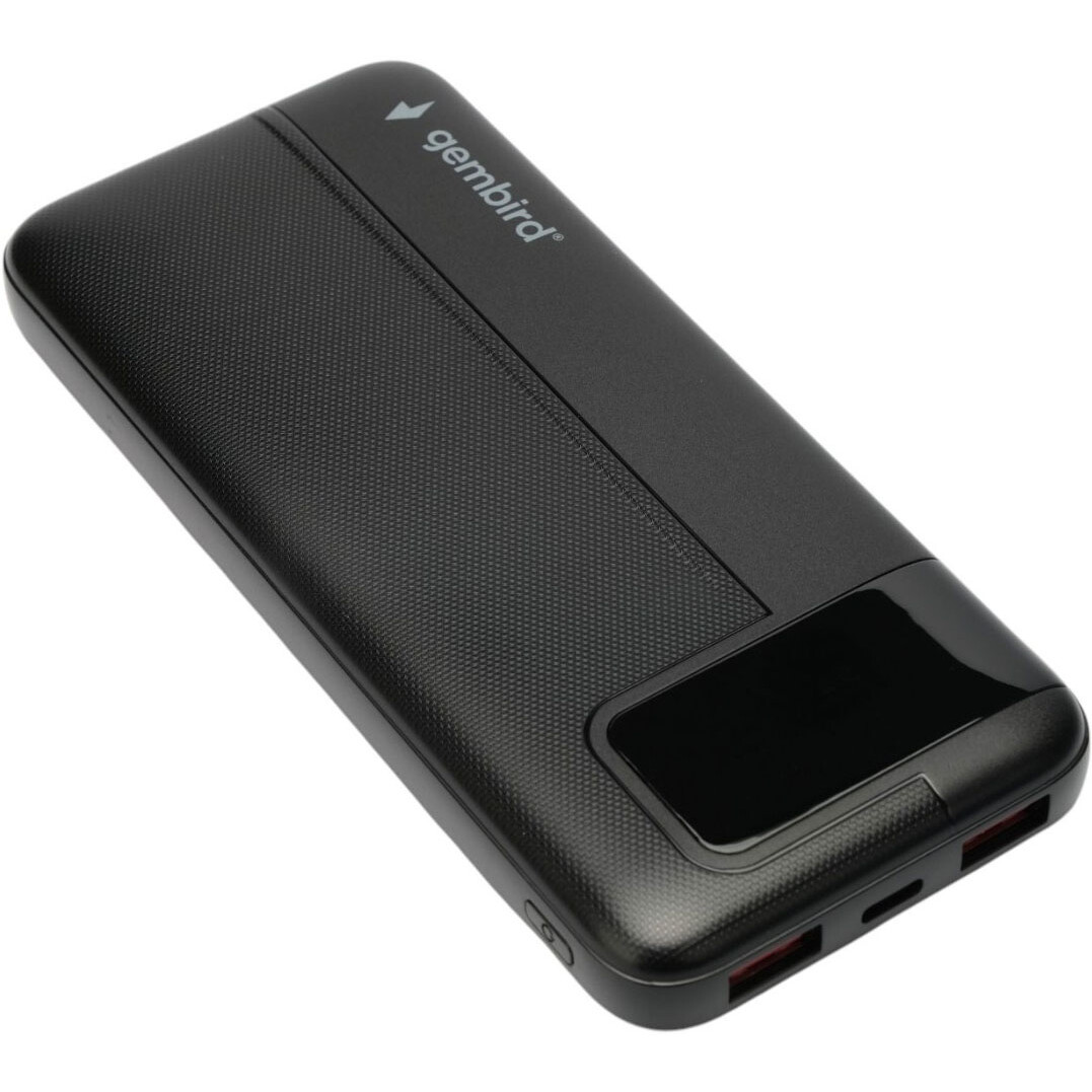 Внешний аккумулятор Gembird GPB-10Q Black