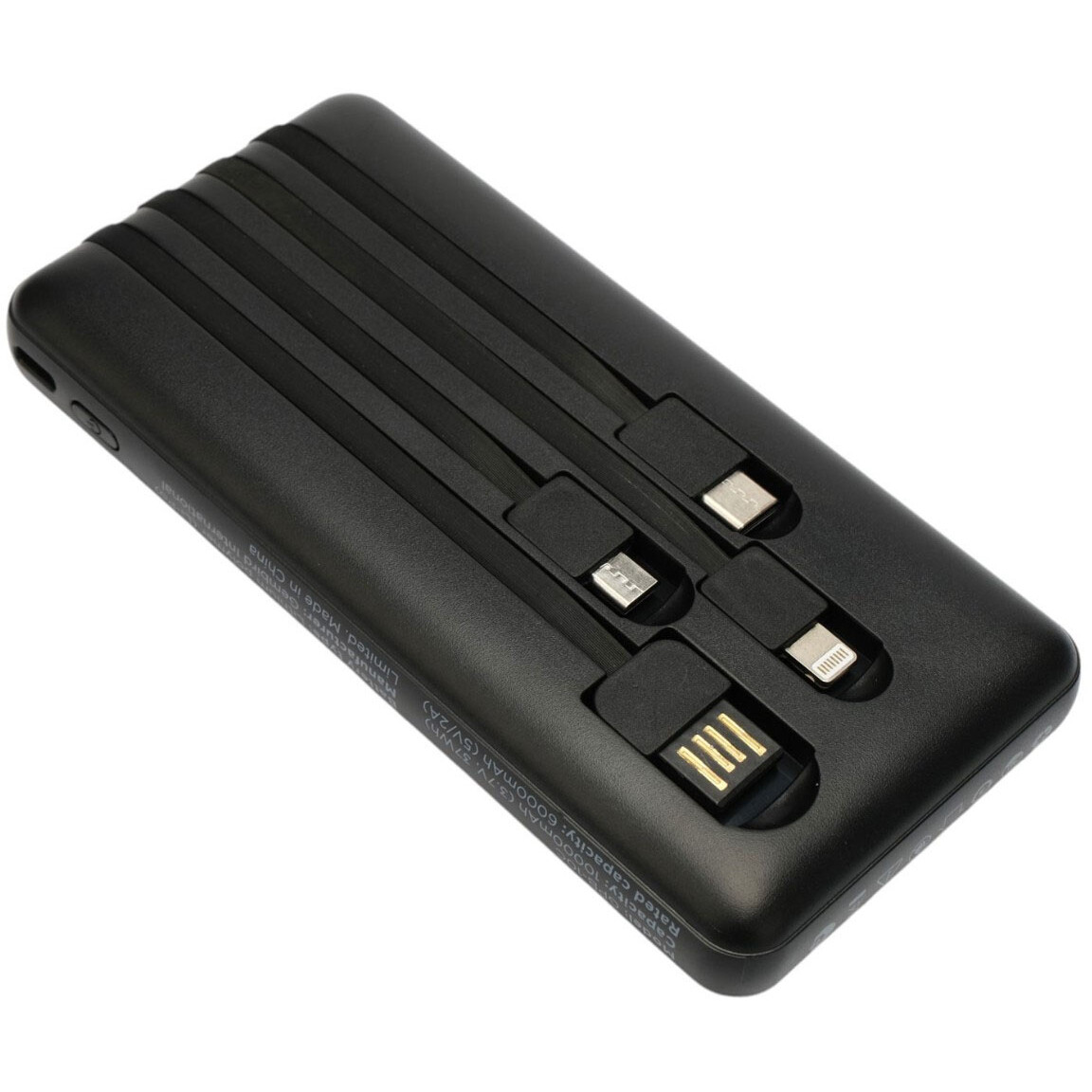 Внешний аккумулятор Gembird GPB-10C Black - фото 2