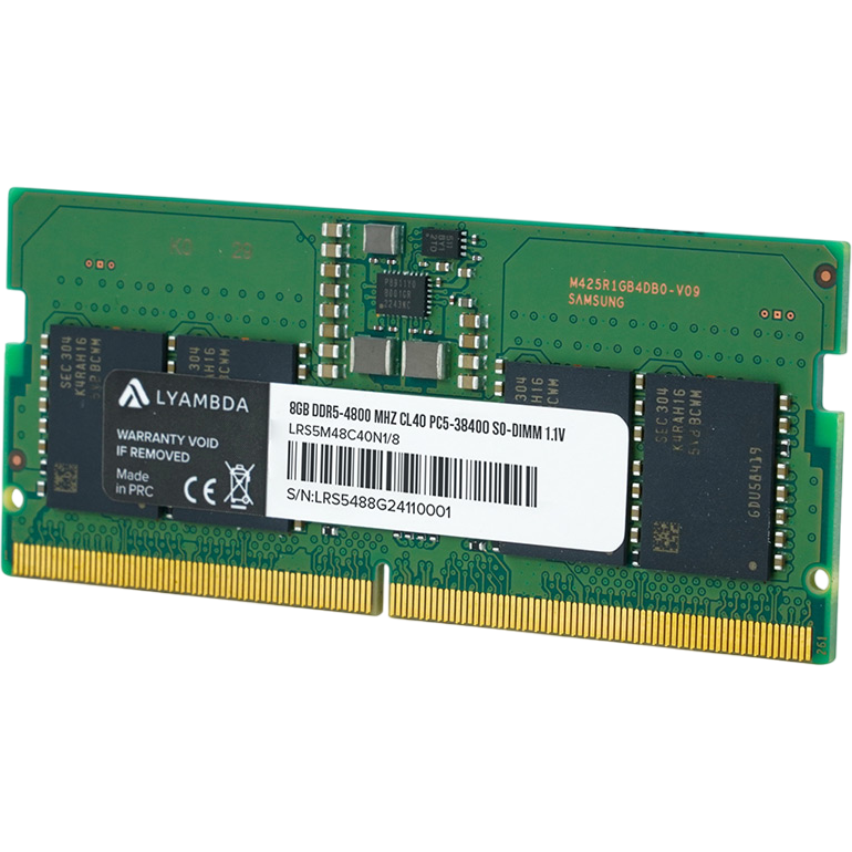Оперативная память 8GB DDR5 4800MHz Lyambda SO-DIMM (LRS5M48C40N1/8)