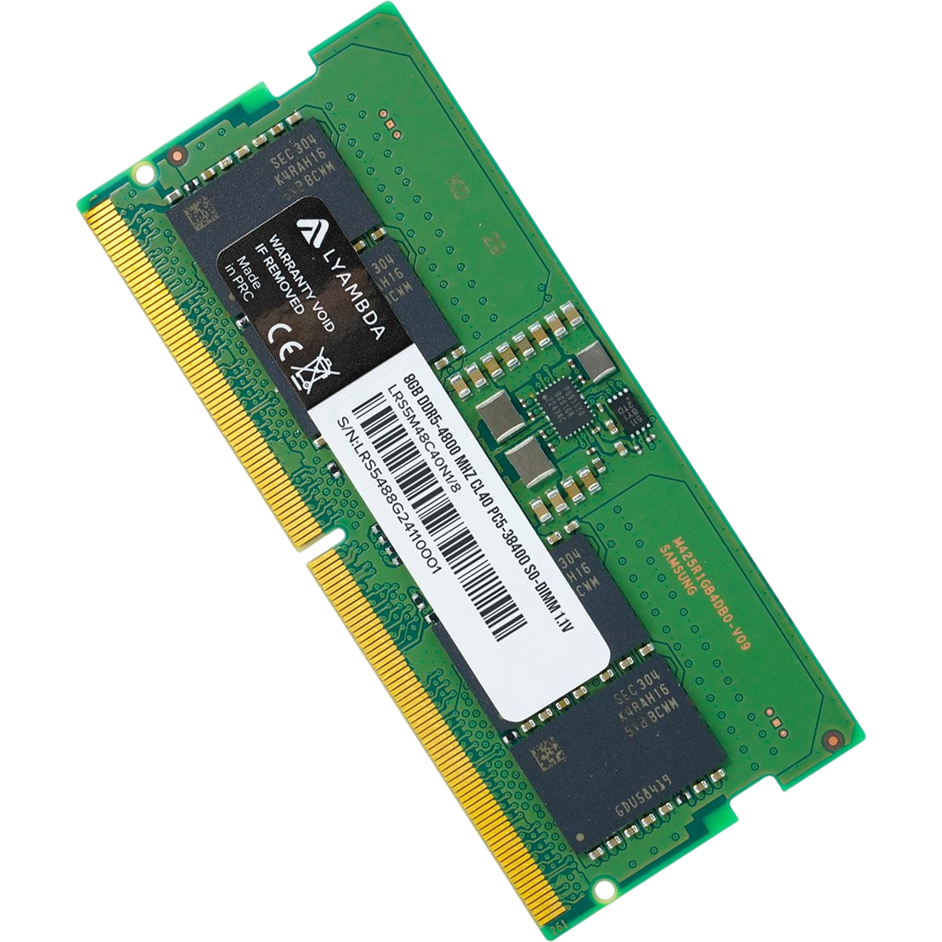 Оперативная память 8GB DDR5 4800MHz Lyambda SO-DIMM (LRS5M48C40N1/8) - фото 3