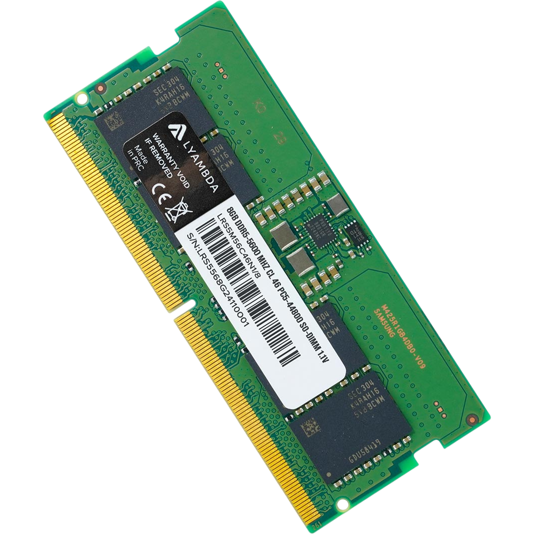 Оперативная память 8Gb DDR5 5600MHz Lyambda SO-DIMM (LRS5M56C46N1/8) - фото 3