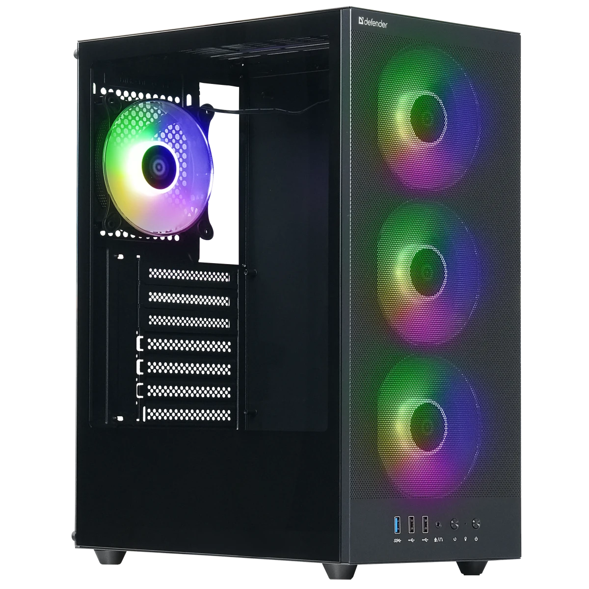 Корпус Defender RaptorX Black (25122)