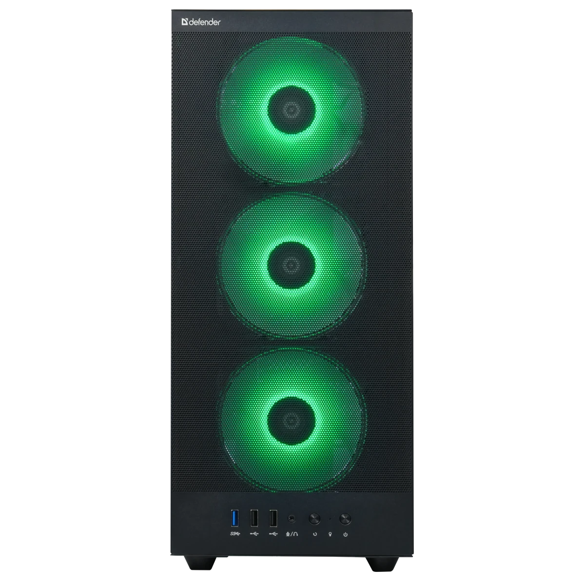 Корпус Defender RaptorX Black (25122) - фото 2