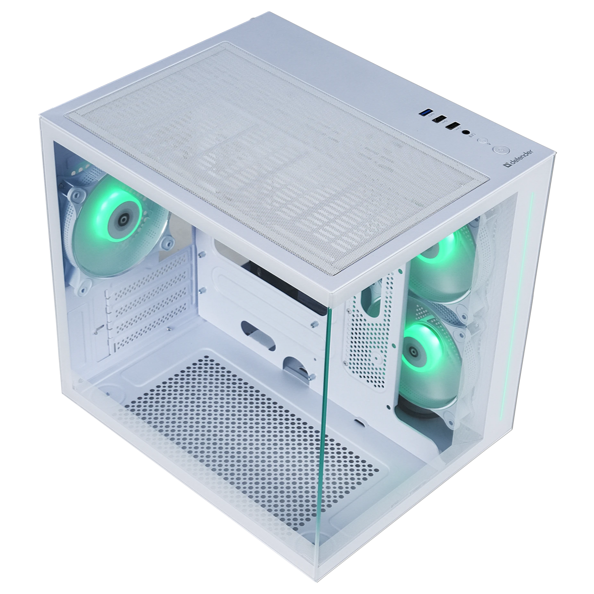 Корпус Defender NovaCube White (25104) - фото 5