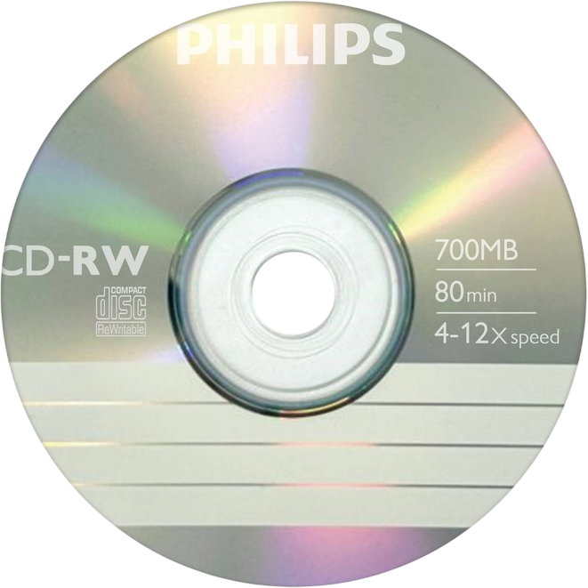 Диск CD-RW Philips 700Mb 12x Paper Cover (1 шт.) (CW7D2PE01/97)