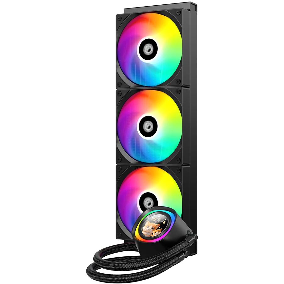 Система жидкостного охлаждения ID-COOLING FX360 LCD - фото 2