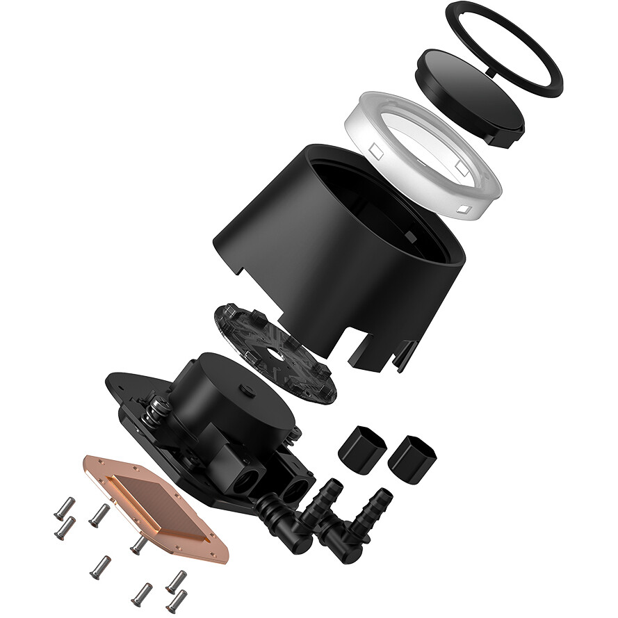 Система жидкостного охлаждения ID-COOLING FX360 LCD - фото 9