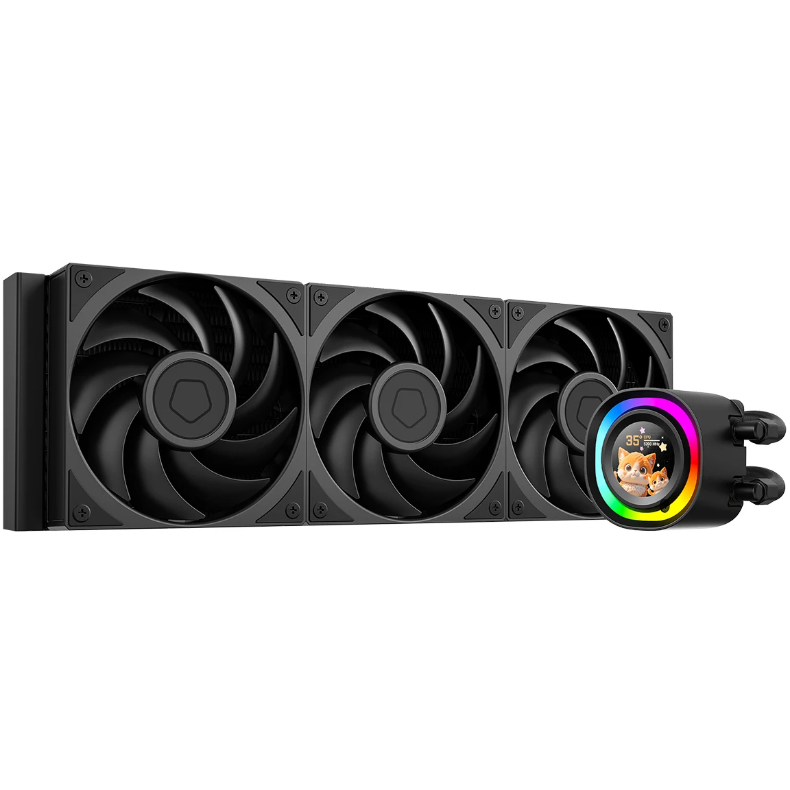 Система жидкостного охлаждения ID-COOLING FX360 LCD PE