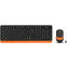 Клавиатура + мышь A4Tech Fstyler FG1010 Black/Orange