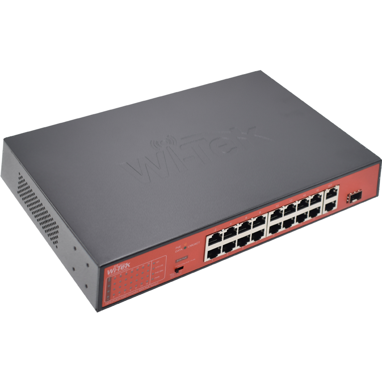 Коммутатор (свитч) Wi-Tek WI-PS518G v4 - фото 2