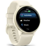 Умные часы Garmin vivoactive 6 Lunar Gold with Bone Band (010-02985-01)