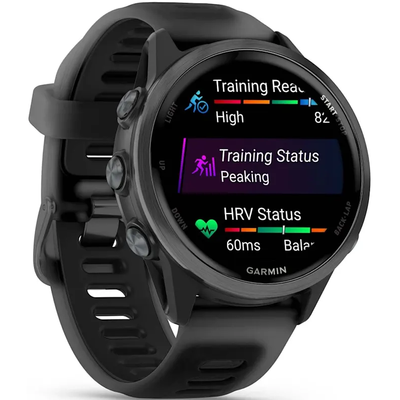 Умные часы Garmin Forerunner 570 42mm Slate Gray Aluminum with Translucent Black/Black Band - 010-02970-00 - фото 3