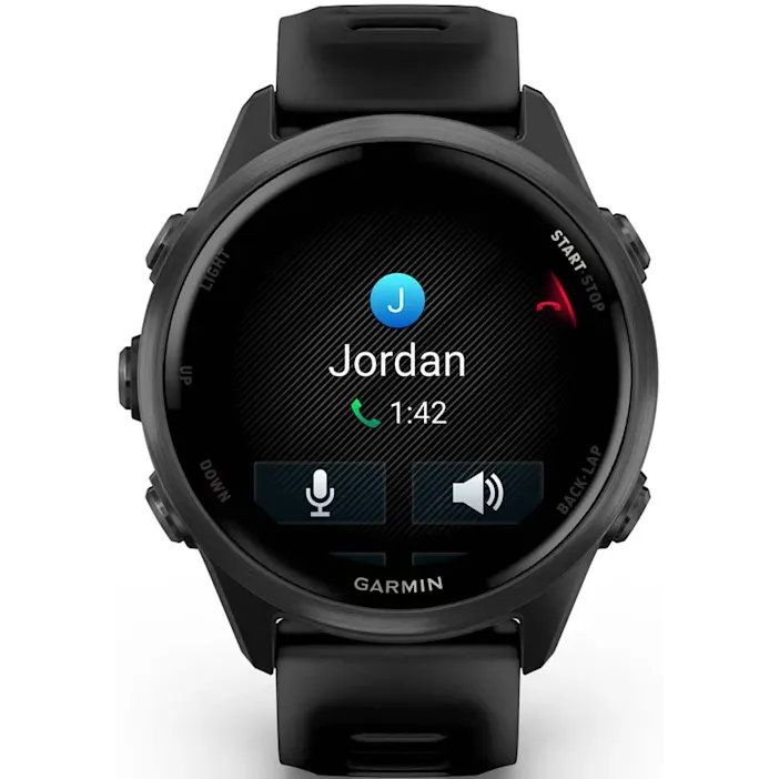 Умные часы Garmin Forerunner 570 42mm Slate Gray Aluminum with Translucent Black/Black Band - 010-02970-00 - фото 4