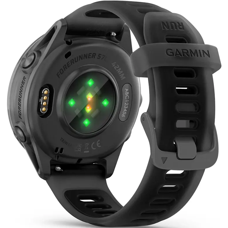 Умные часы Garmin Forerunner 570 42mm Slate Gray Aluminum with Translucent Black/Black Band - 010-02970-00 - фото 8