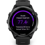 Умные часы Garmin Forerunner 970 Carbon Grey DLC Titanium with Black Case and Black/Translucent Whitestone Band (010-02969-10)