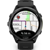 Умные часы Garmin Forerunner 970 Carbon Grey DLC Titanium with Black Case and Black/Translucent Whitestone Band (010-02969-10)
