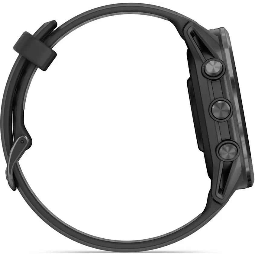 Умные часы Garmin Forerunner 970 Carbon Grey DLC Titanium with Black Case and Black/Translucent Whitestone Band - 010-02969-10 - фото 6