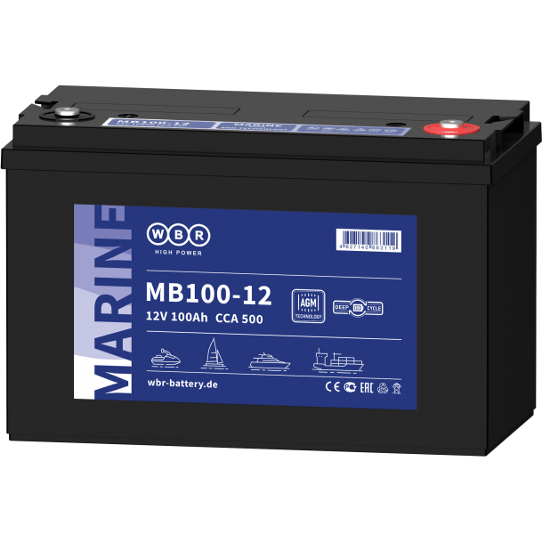 Аккумуляторная батарея WBR MB100-12 - фото 2