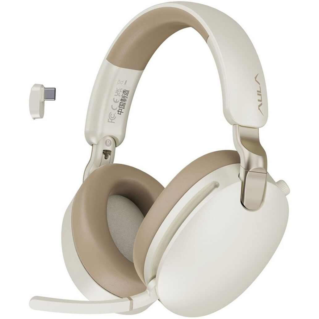 Гарнитура AULA A500 Beige