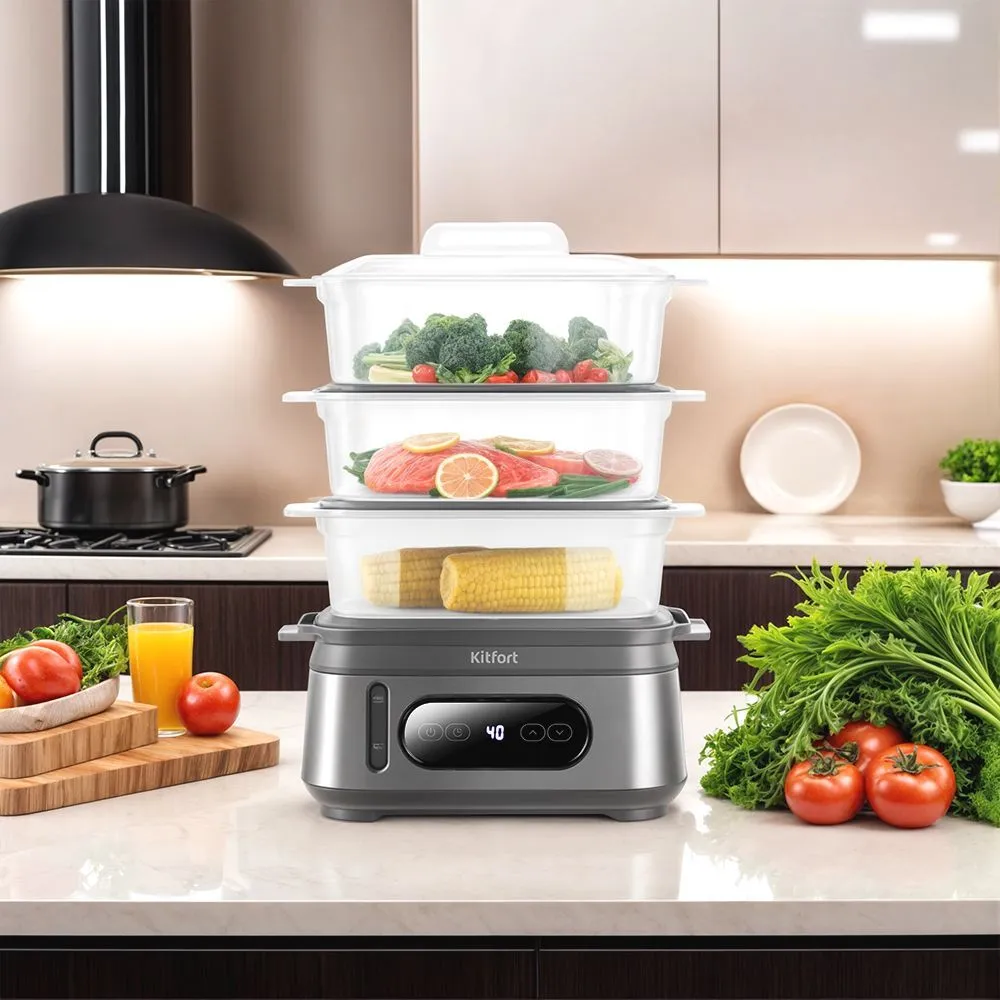 Пароварка Kitfort KT-6280 - фото 6