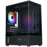 Корпус XASTRA Q300M 3FRGB Black (Q300M-3FC12F)