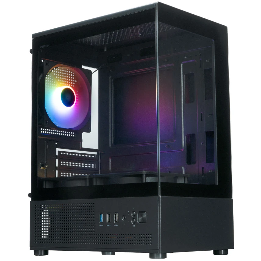 Корпус XASTRA Q300M 3FRGB Black - Q300M-3FC12F