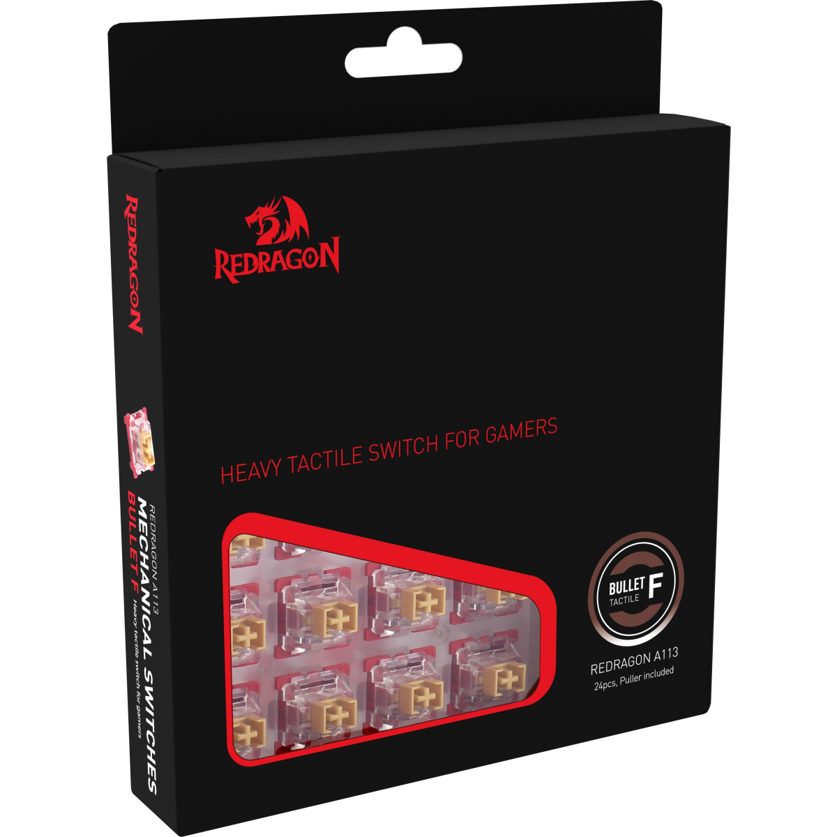 Комплект свитчей Redragon Bullet F Red/Yellow (70911) - фото 5