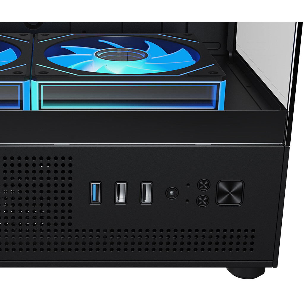 Корпус XASTRA Q300M 3ARGB-C6 Black - Q300M-3FM12A-C6 - фото 4