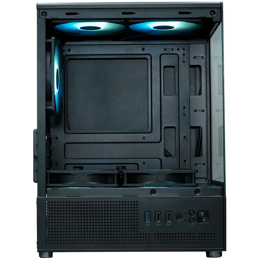 Корпус XASTRA Q300M 5ARGB-C6 Black - Q300M-5FC12A-C6 - фото 2