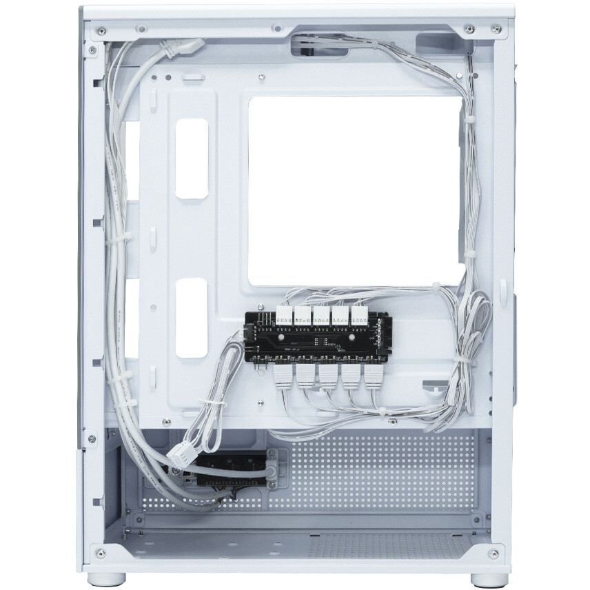 Корпус XASTRA Q300M 5ARGB-C6 White - Q300M-5FC12A-C6-WH - фото 4