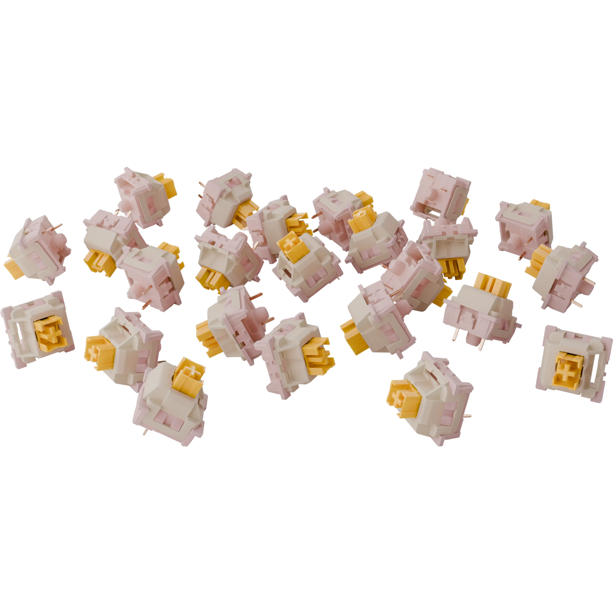 Комплект свитчей Redragon Bullet QL Beige/Peach (70910) - фото 4